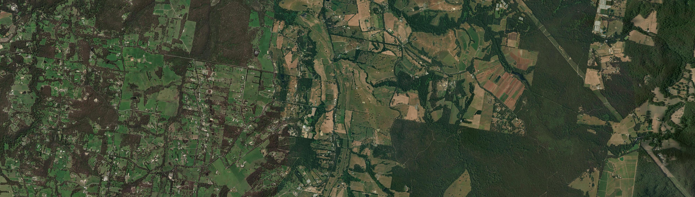 Aerial view of Nangana, VIC