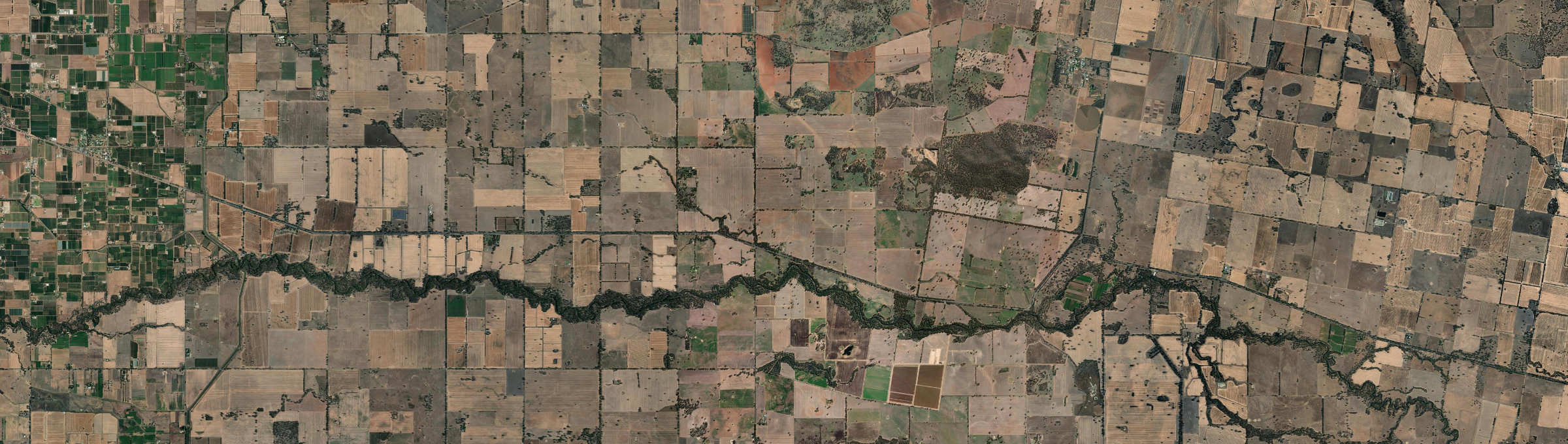 Aerial view of Cosgrove South, VIC