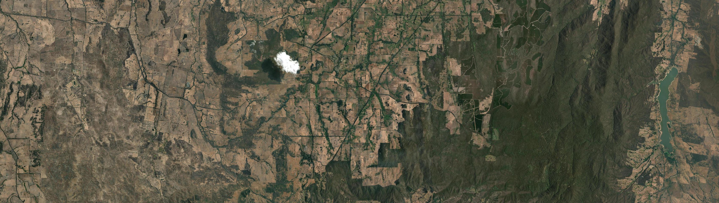 Aerial view of Strathbogie, VIC