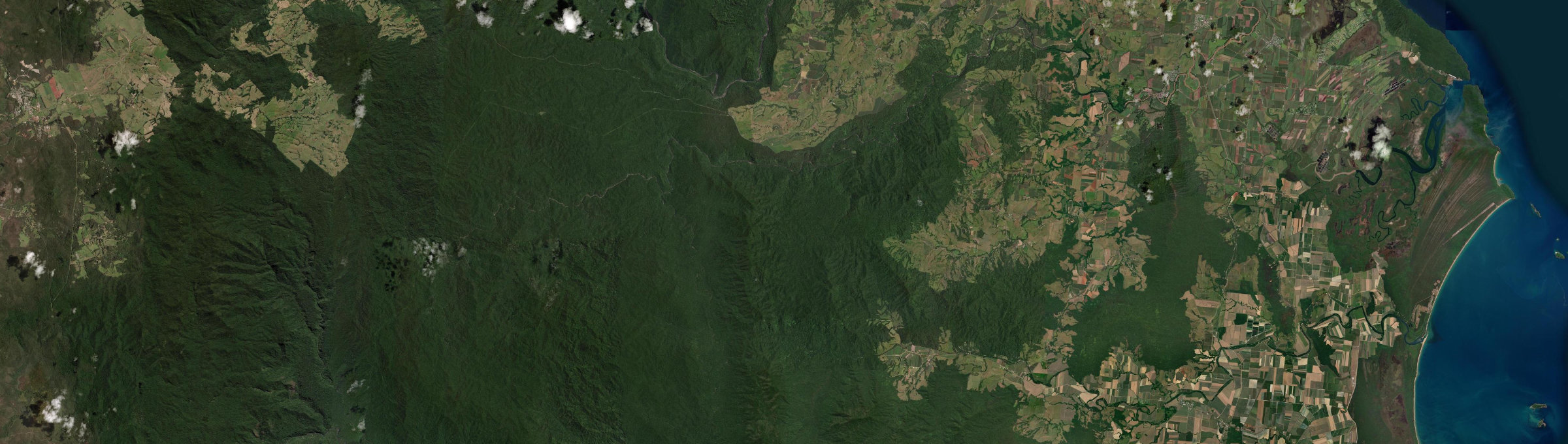 Aerial view of Mamu, QLD