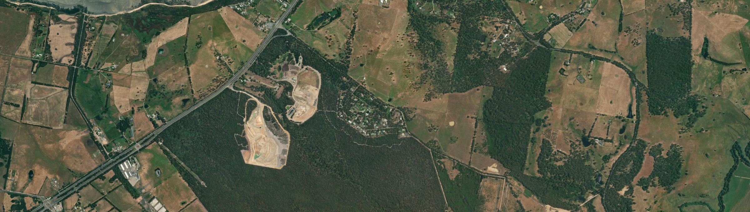 Aerial view of Adams Estate, VIC