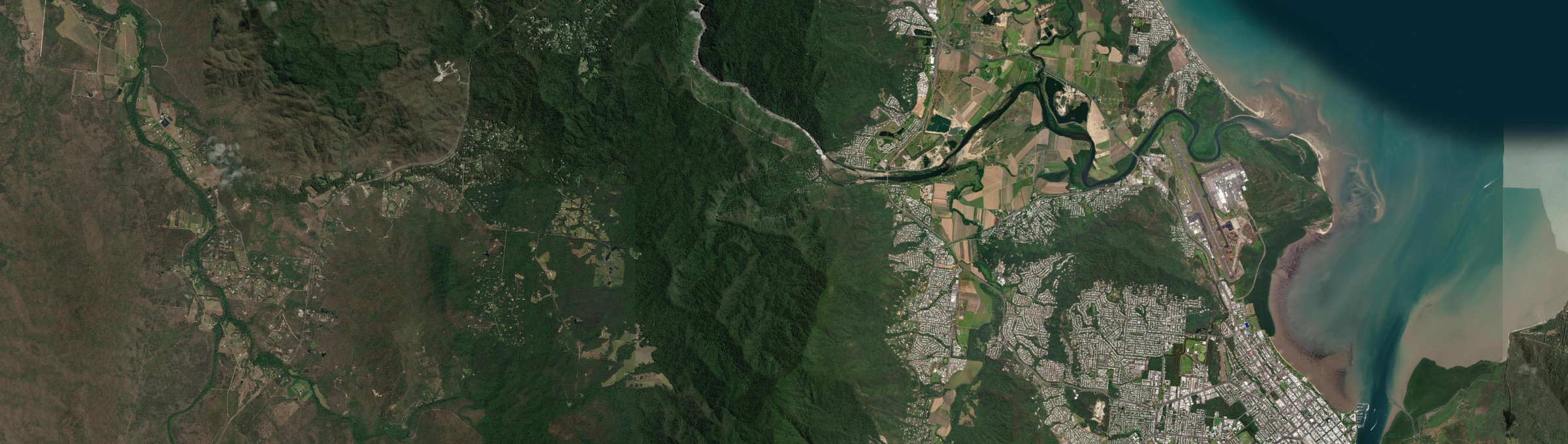 Aerial view of Barron Gorge, QLD