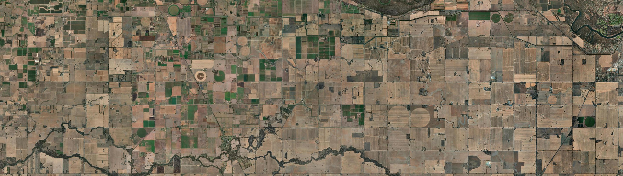 Aerial view of Katamatite East, VIC