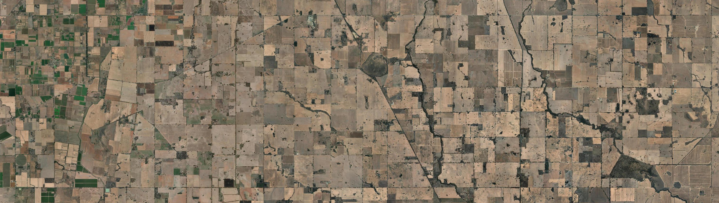 Aerial view of Waggarandall, VIC
