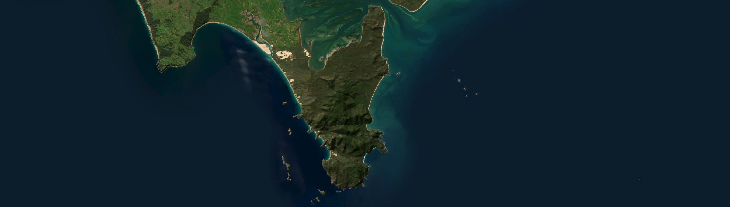 Aerial view of Wilsons Promontory, VIC