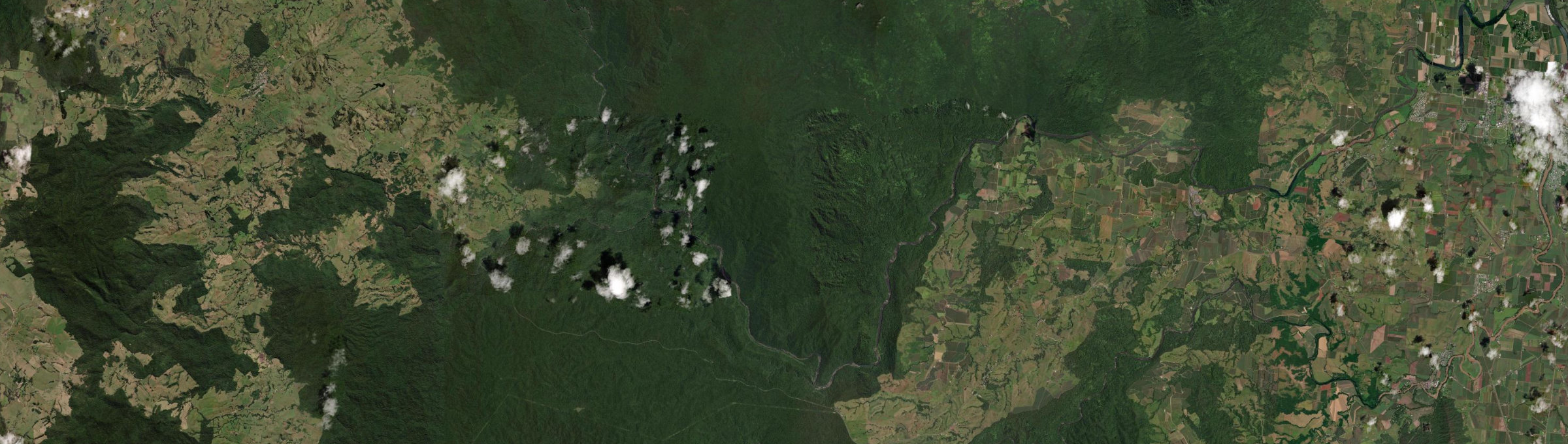 Aerial view of Wooroonooran (Cassowary Coast - Qld), QLD