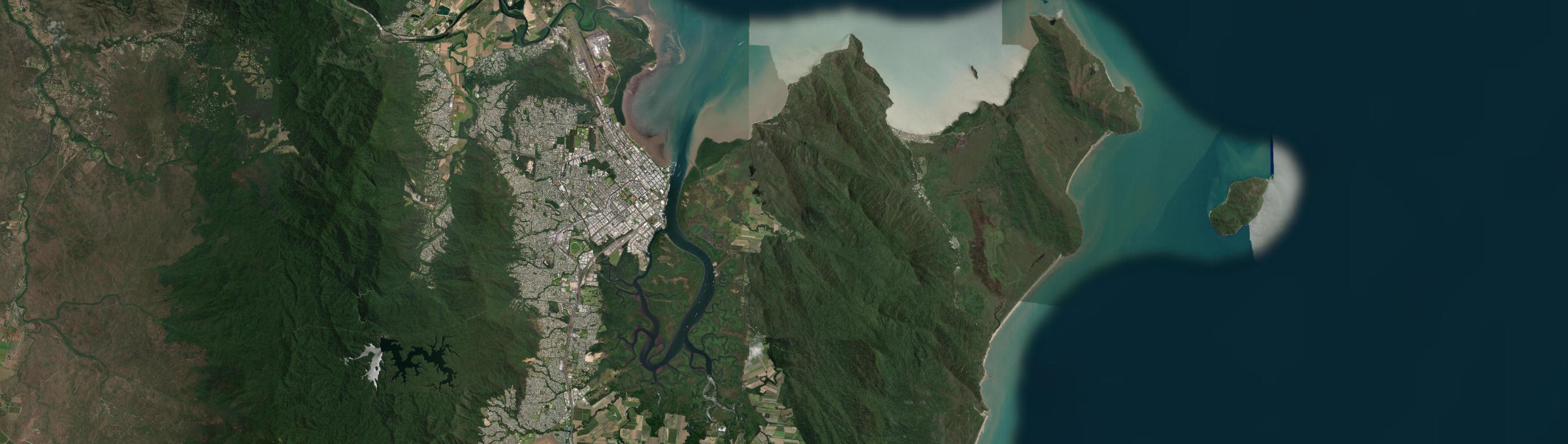 Aerial view of East Trinity, QLD