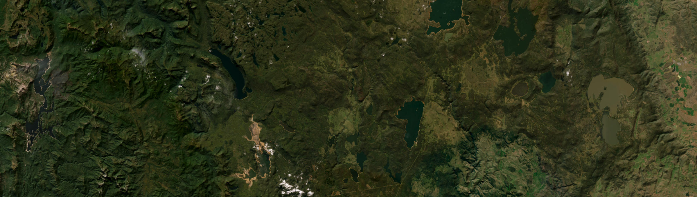 Aerial view of Bronte Park, TAS