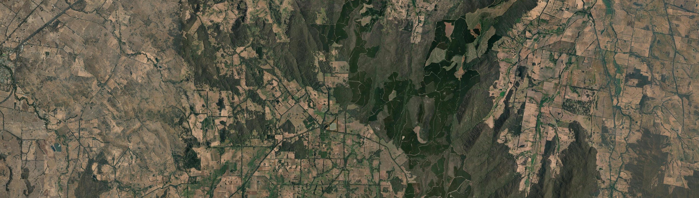 Aerial view of Boho South, VIC