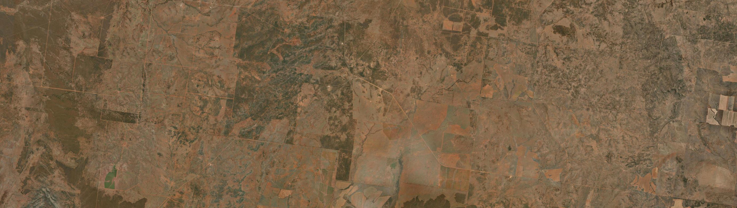Aerial view of Gilgunnia, NSW