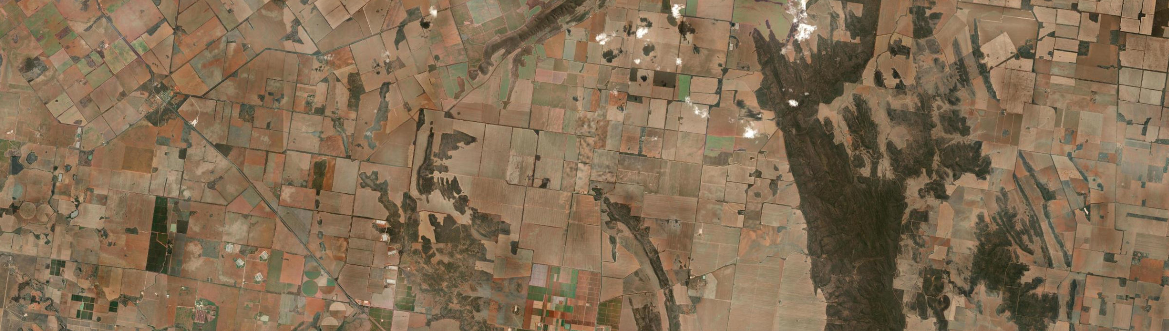 Aerial view of Boorga, NSW