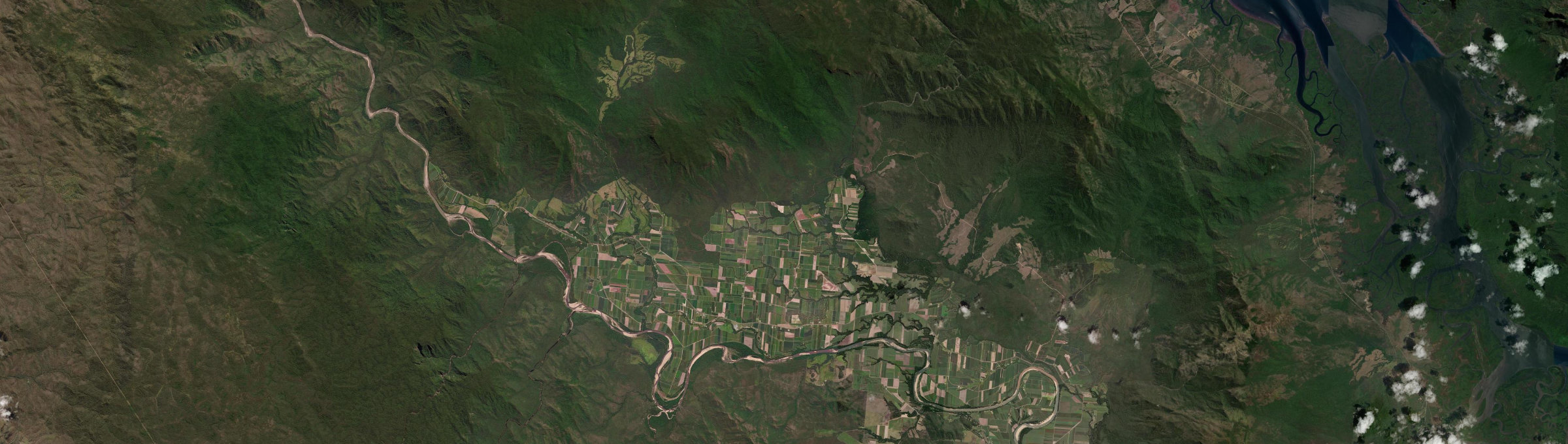 Aerial view of Abergowrie, QLD
