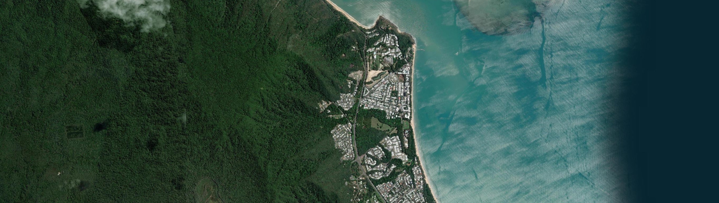 Aerial view of Palm Cove, QLD
