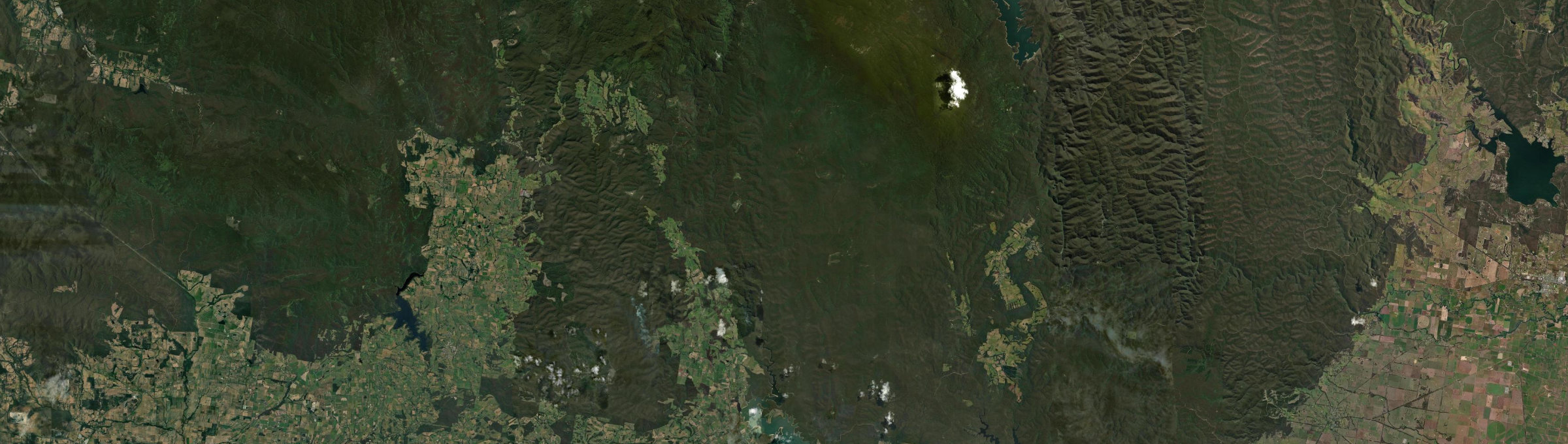 Aerial view of Tanjil, VIC