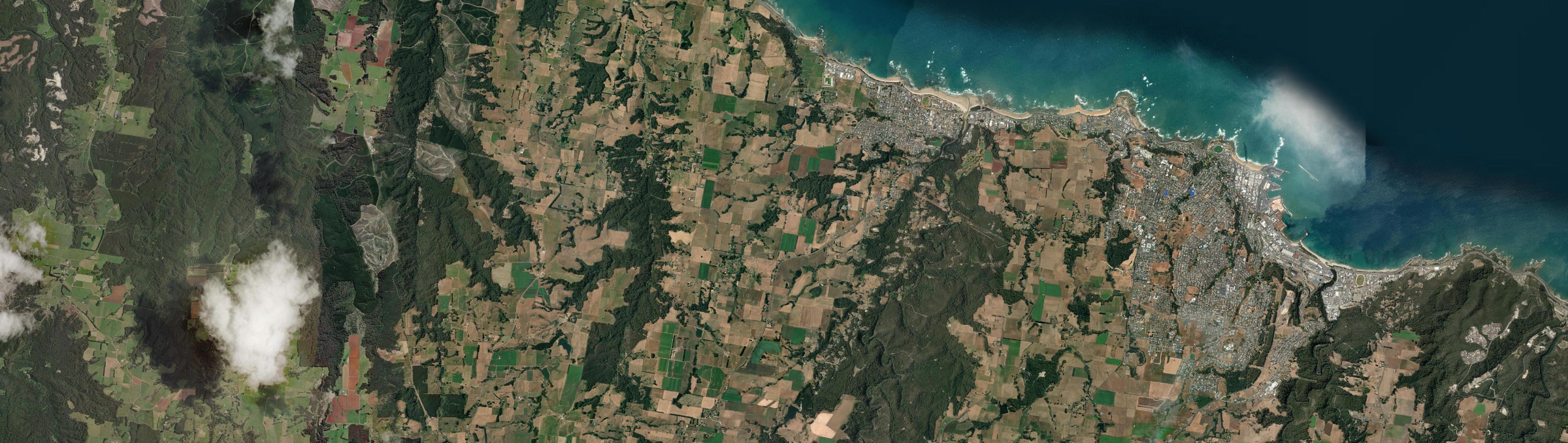 Aerial view of Somerset (Tas.), TAS