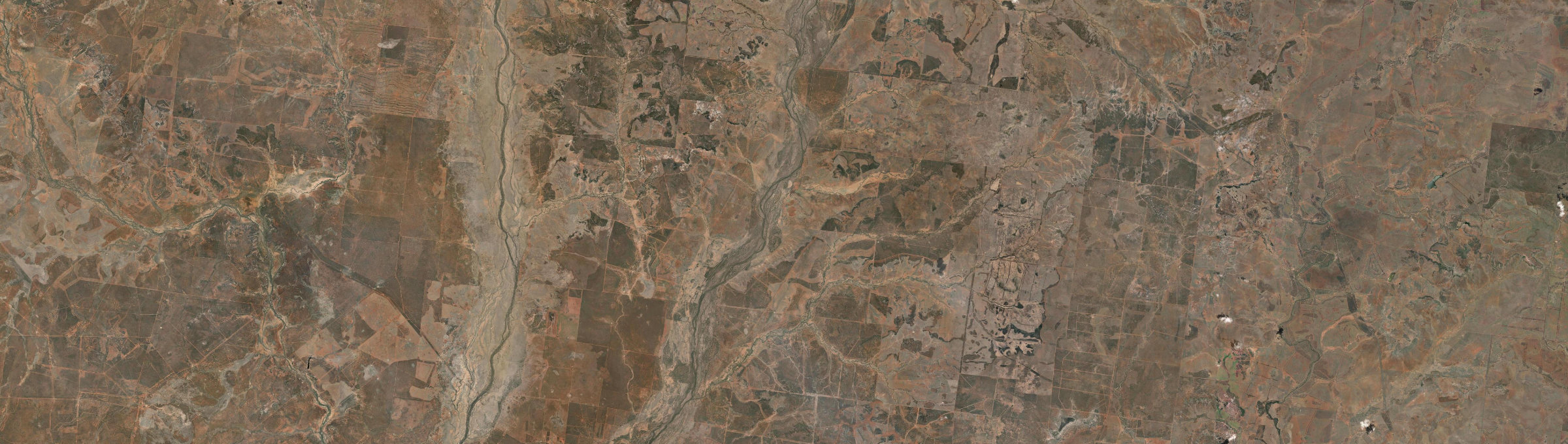 Aerial view of Gowrie Station, QLD