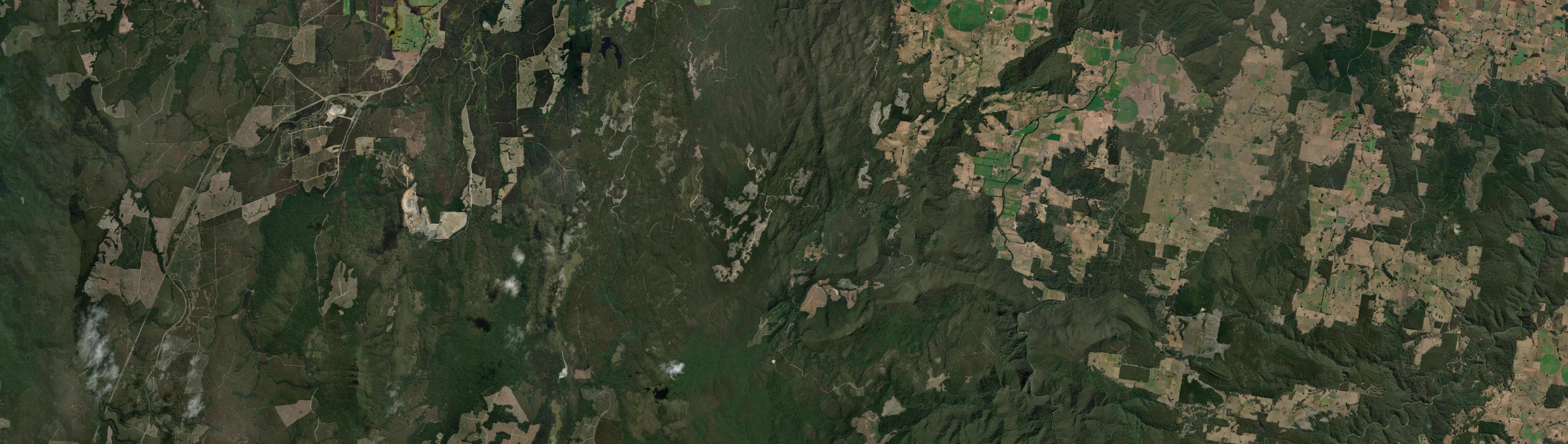 Aerial view of Loyetea, TAS