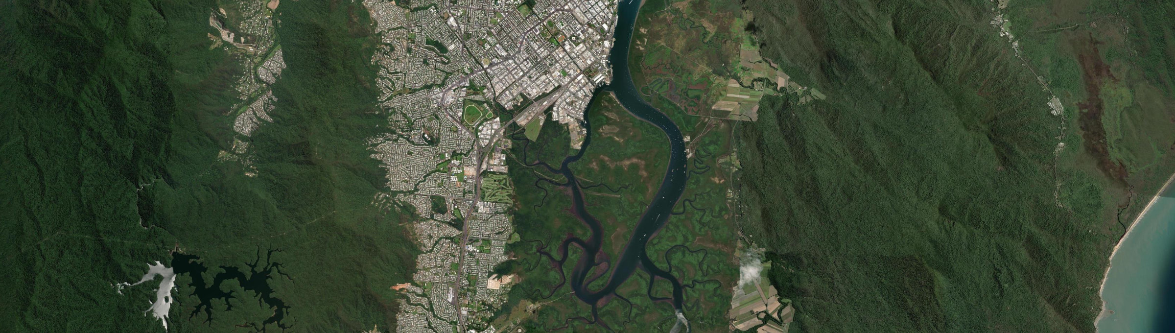 Aerial view of Portsmith, QLD
