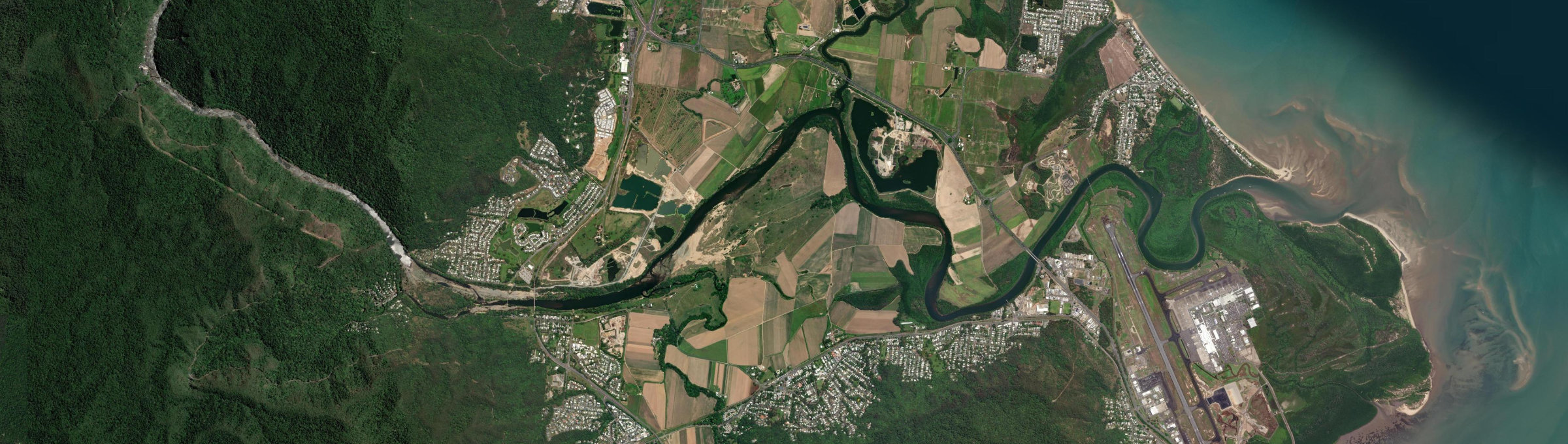 Aerial view of Barron, QLD