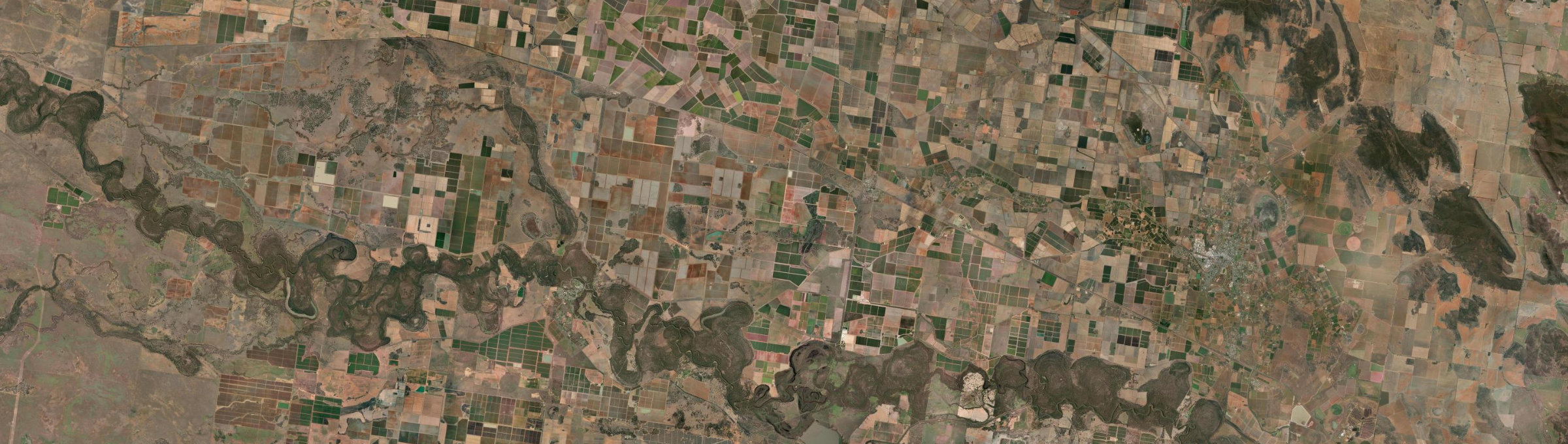 Aerial view of Whitton, NSW