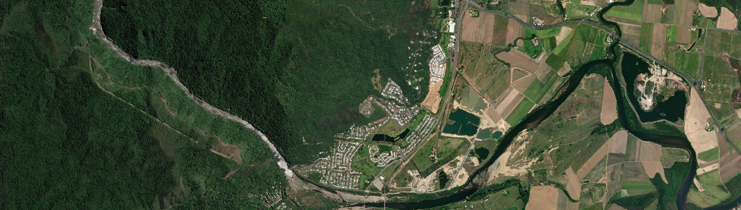 Aerial view of Caravonica, QLD