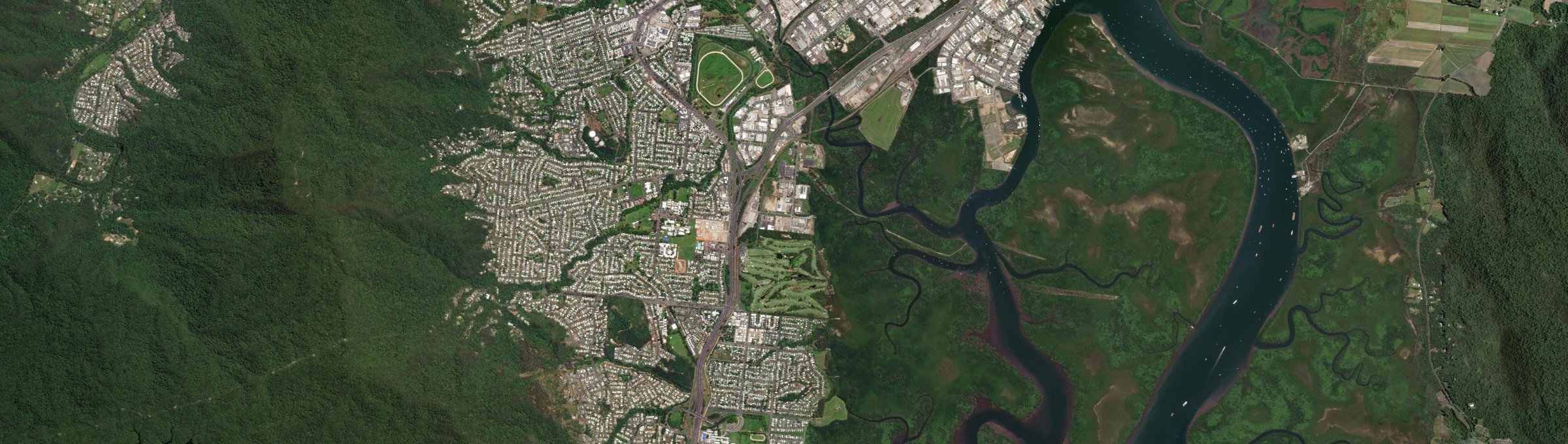 Aerial view of Woree, QLD