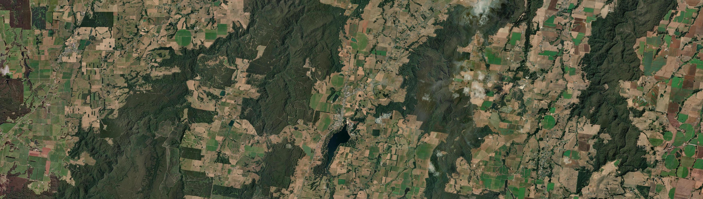 Aerial view of Ridgley, TAS