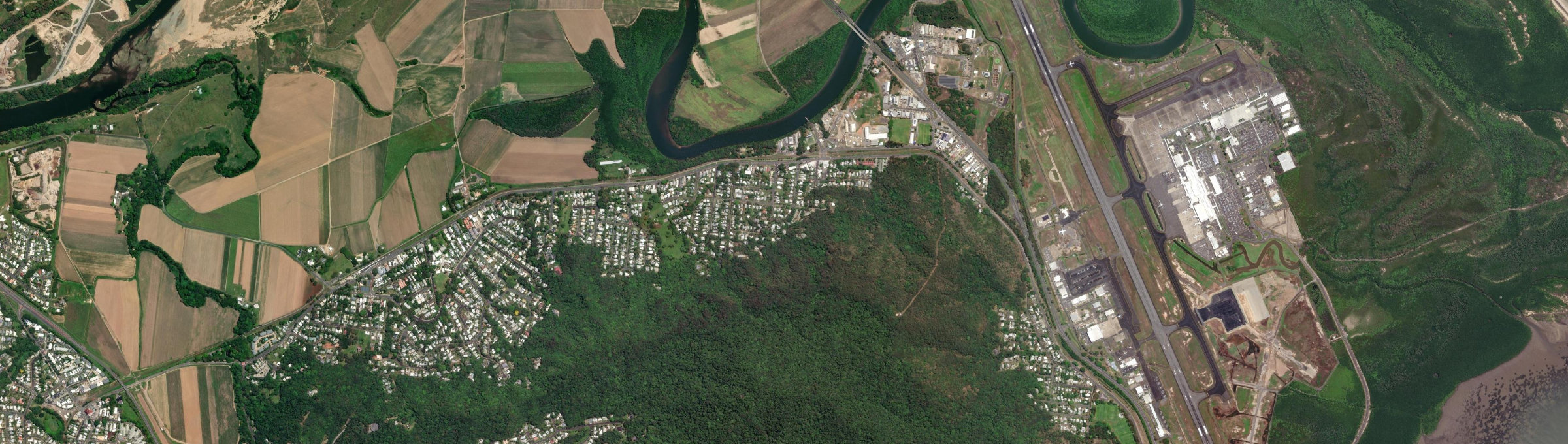 Aerial view of Stratford (Qld), QLD