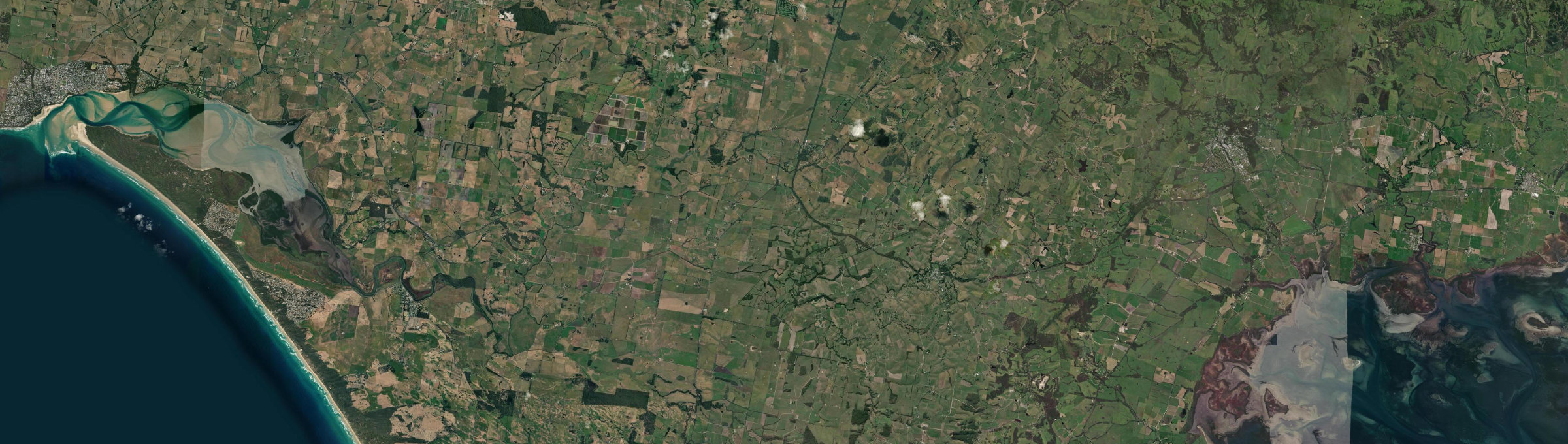Aerial view of Buffalo, VIC