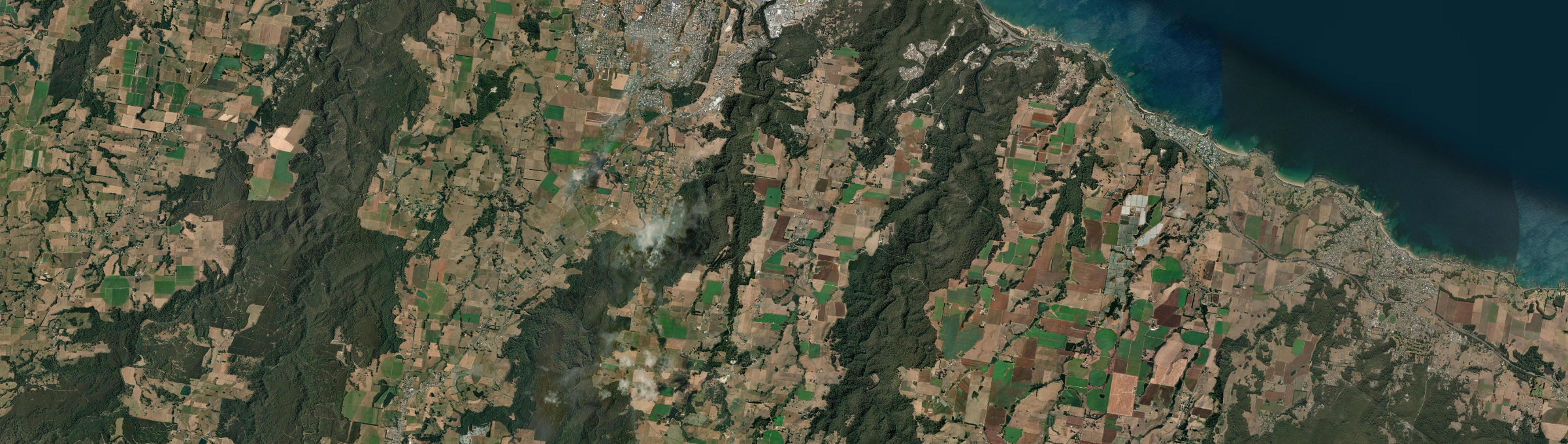 Aerial view of Stowport, TAS
