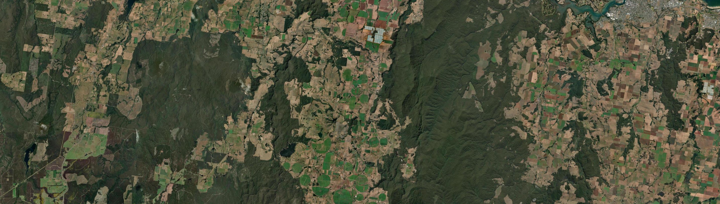 Aerial view of Riana, TAS