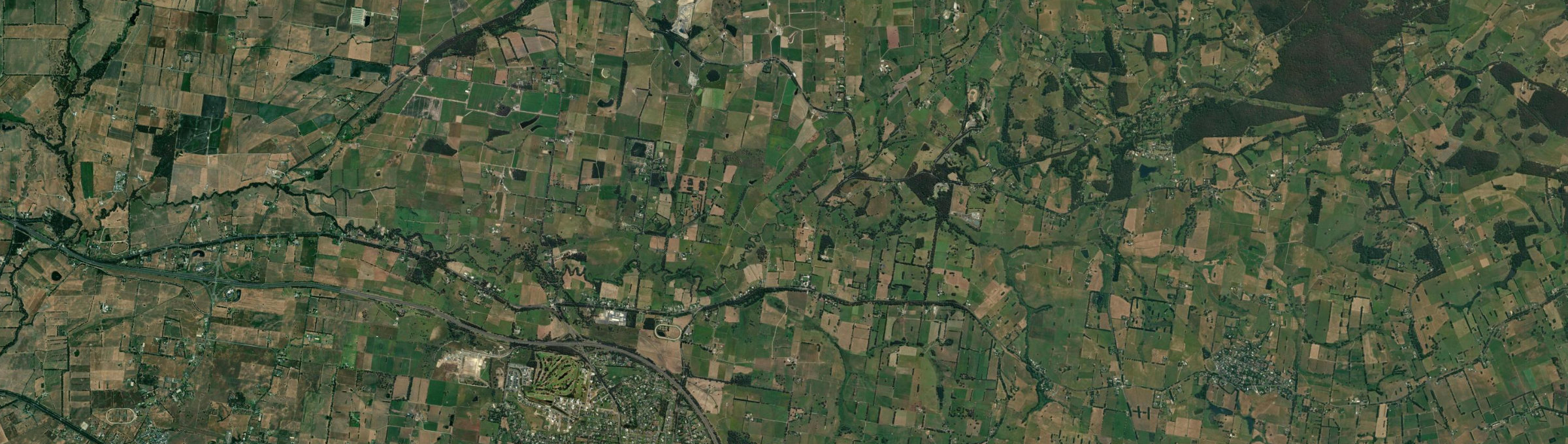 Aerial view of Drouin West, VIC
