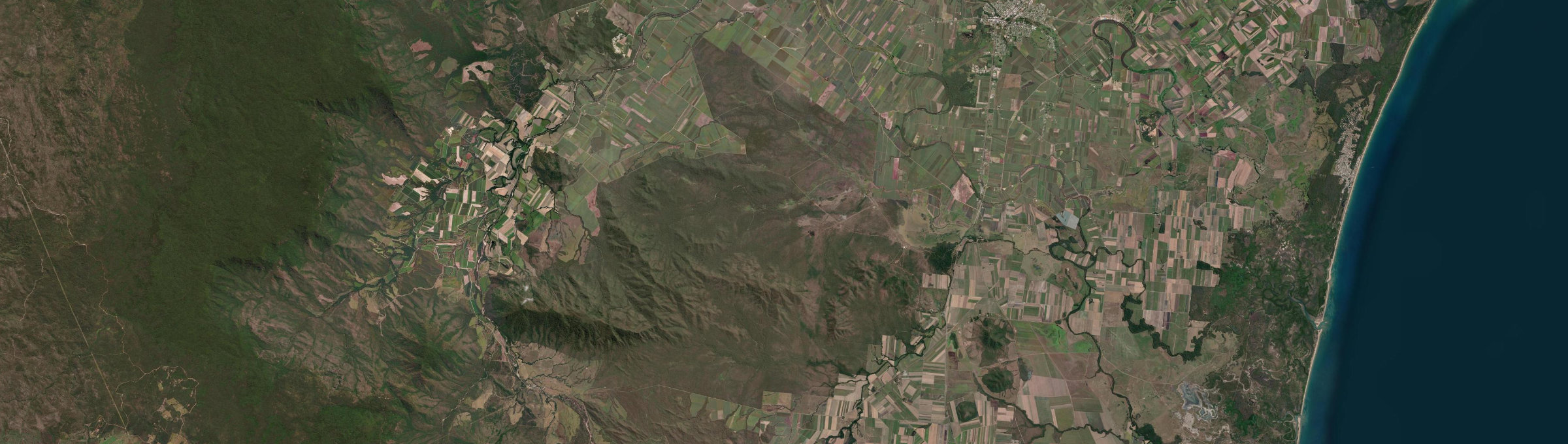 Aerial view of Wharps, QLD
