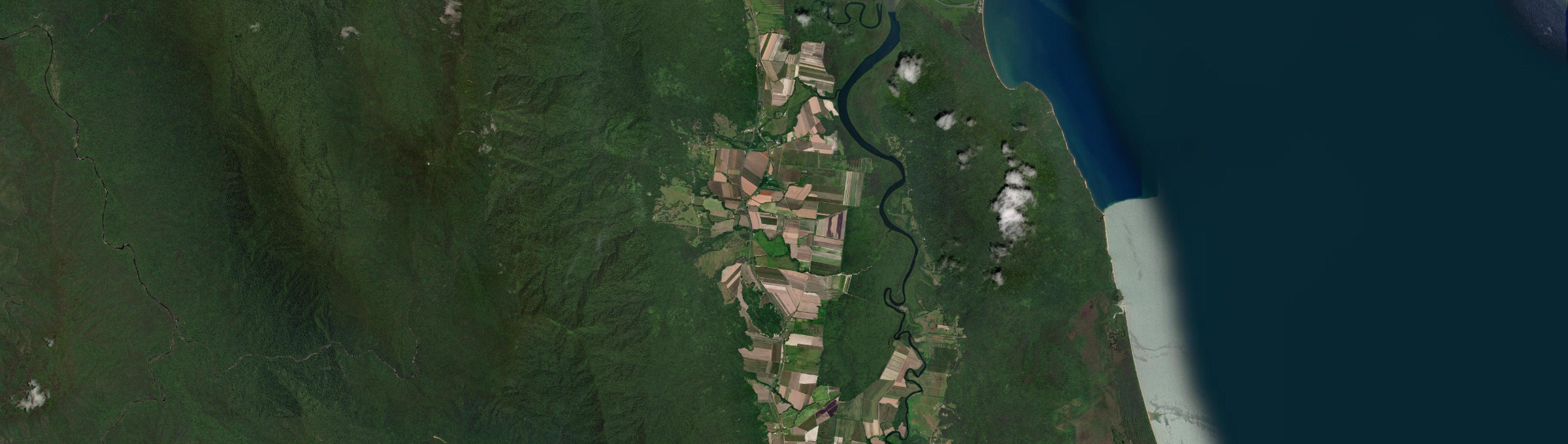 Aerial view of Bellenden Ker, QLD