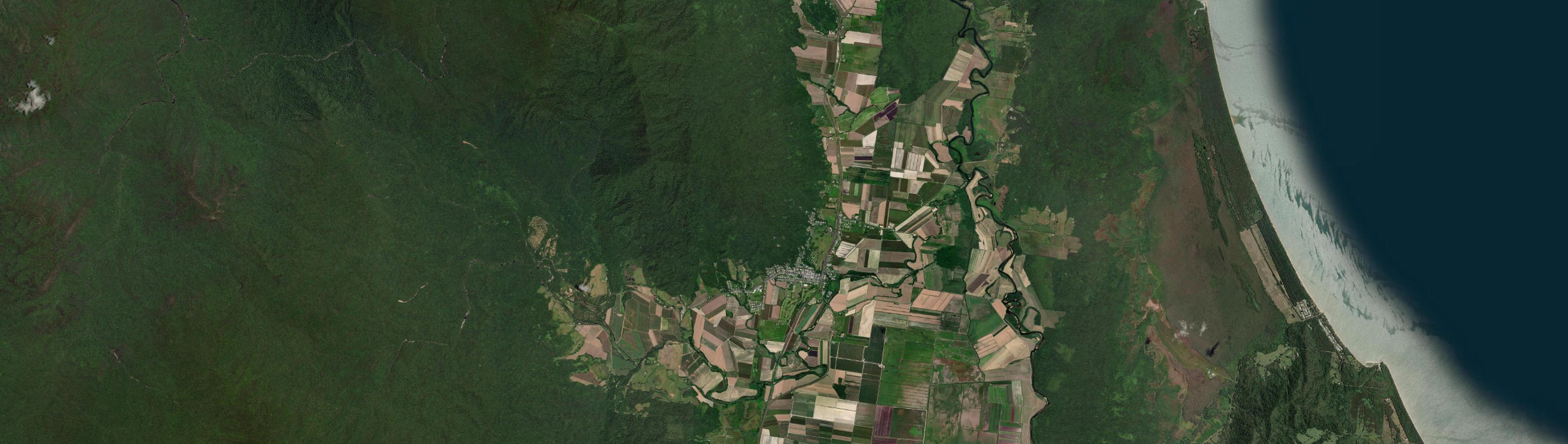 Aerial view of Babinda (Qld), QLD
