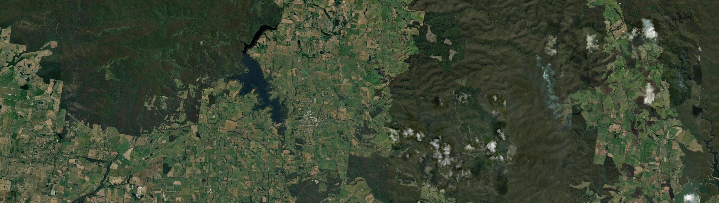 Aerial view of Neerim South, VIC
