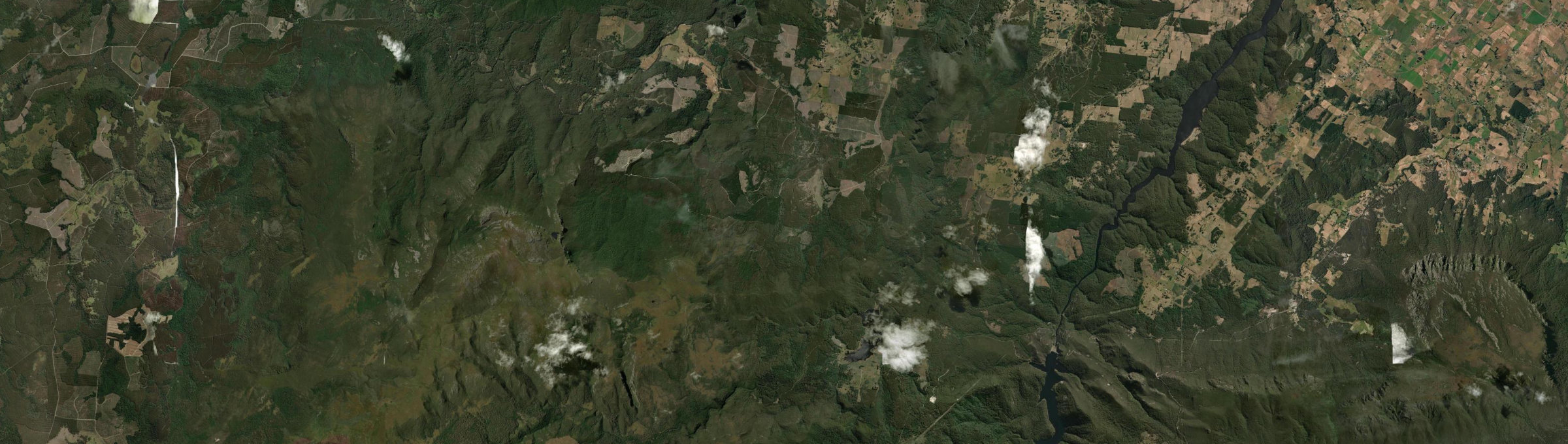 Aerial view of South Nietta, TAS