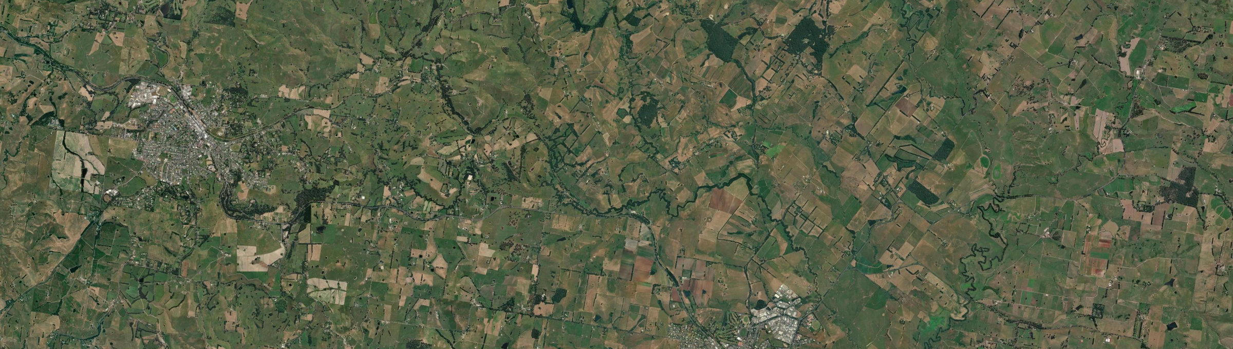 Aerial view of Ruby, VIC