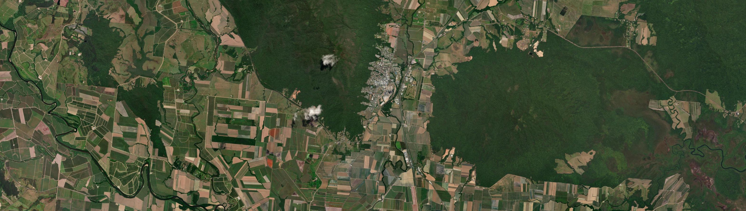 Aerial view of Tully, QLD