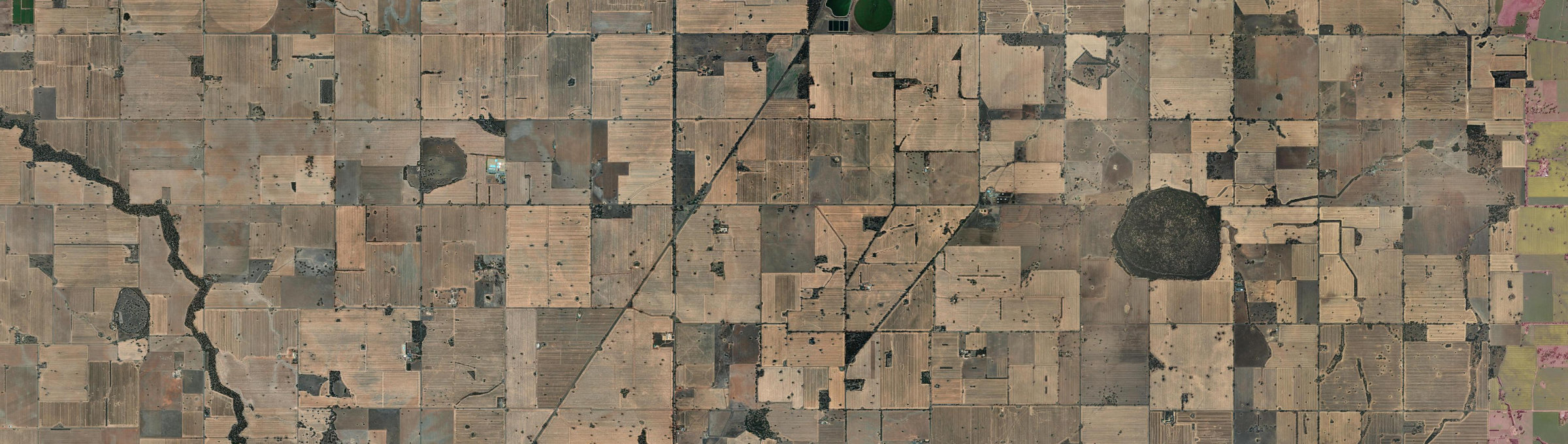 Aerial view of Telford, VIC