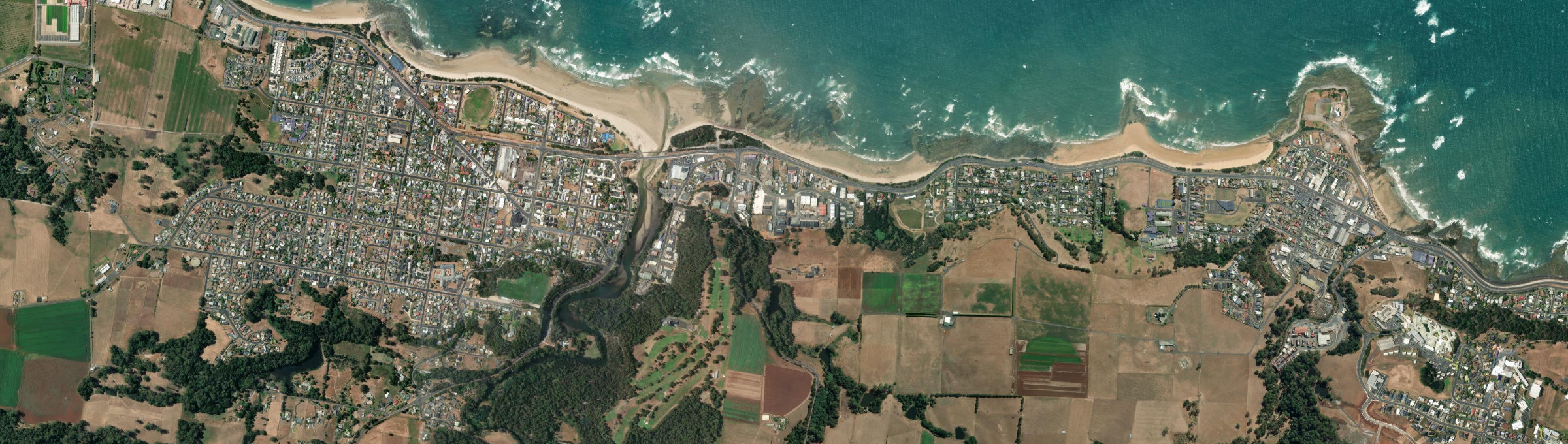 Aerial view of Camdale, TAS