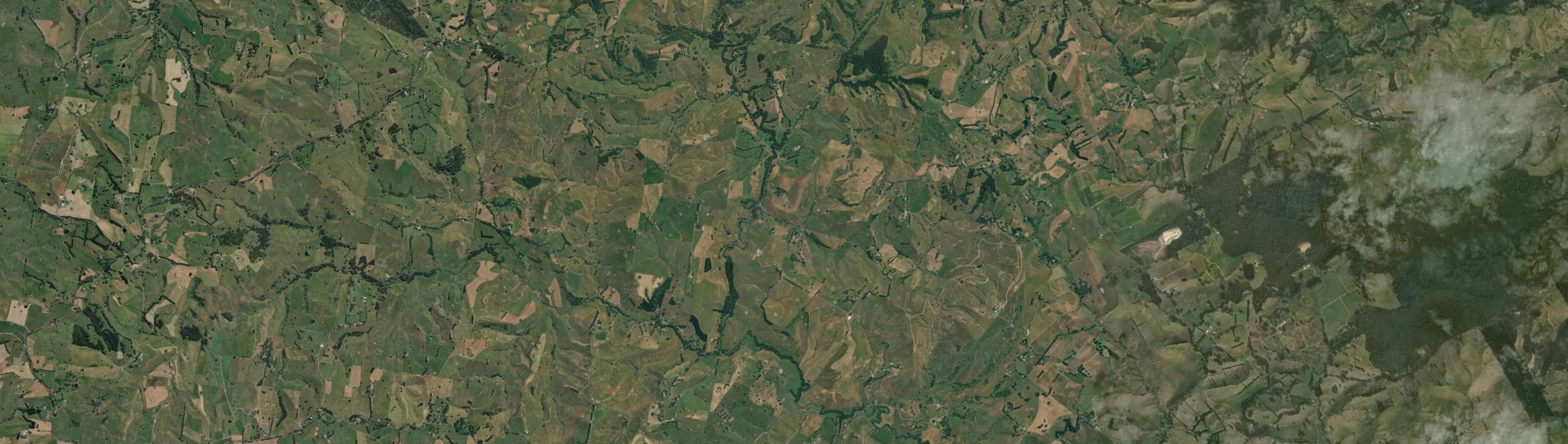 Aerial view of Wild Dog Valley (Vic.), VIC