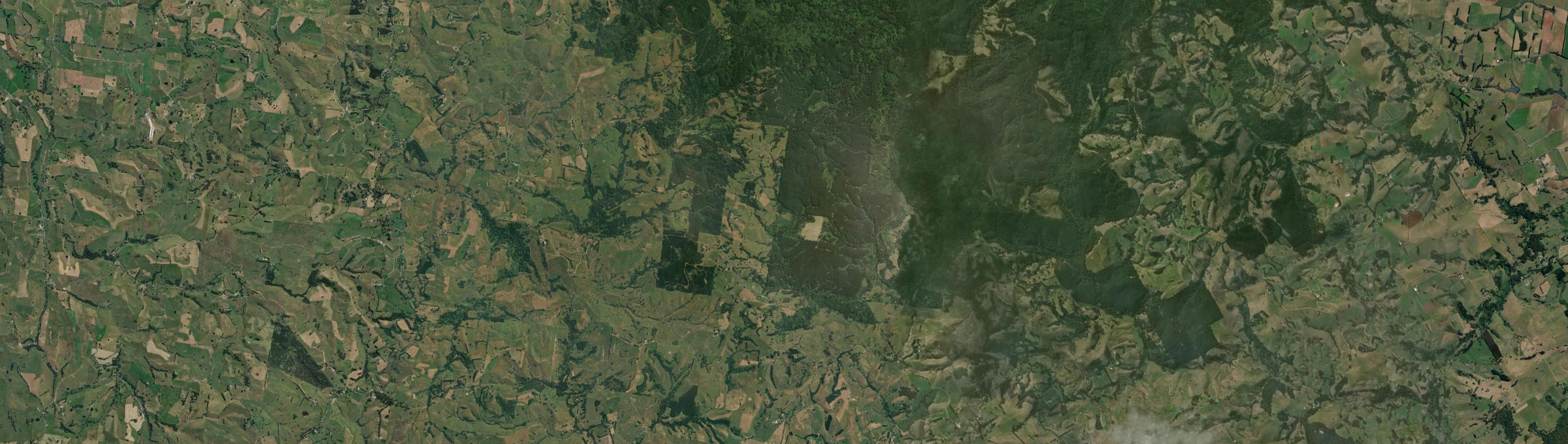 Aerial view of Trida, VIC