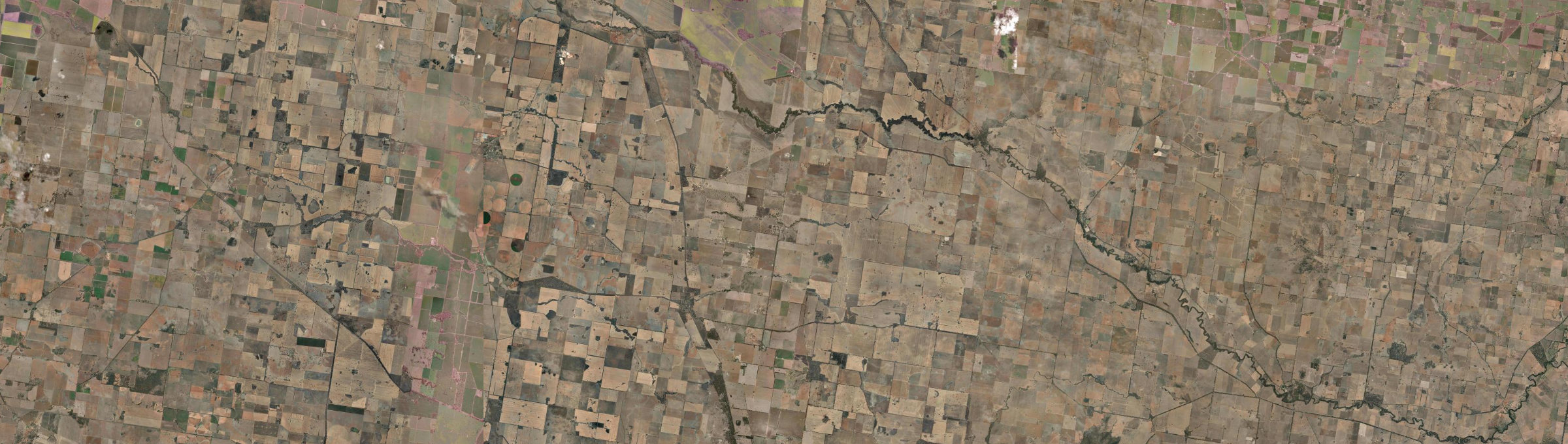 Aerial view of Daysdale, NSW