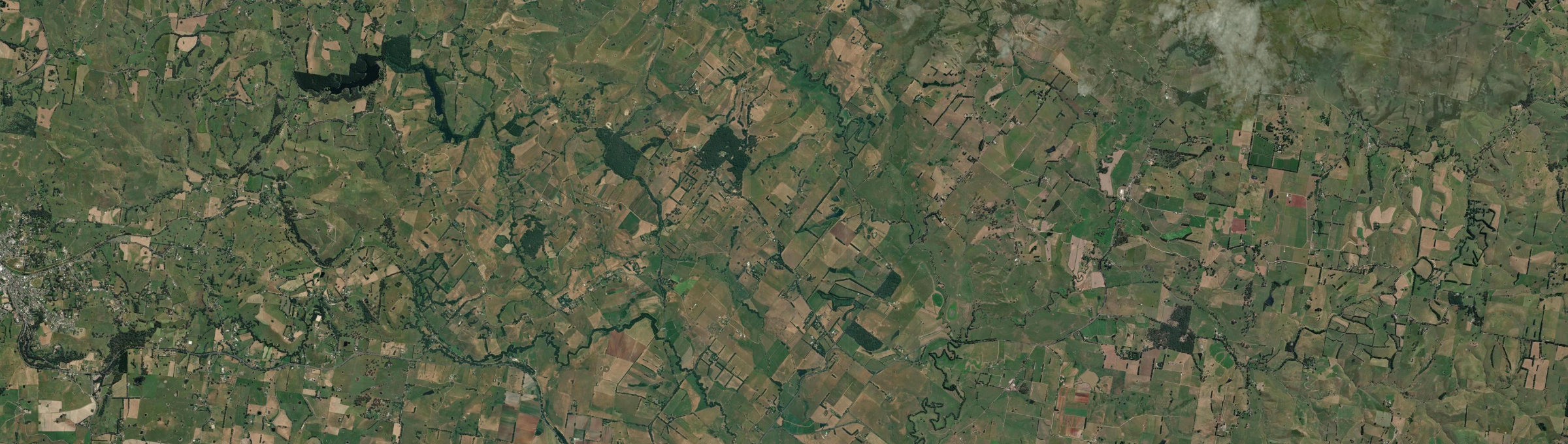 Aerial view of Leongatha North, VIC