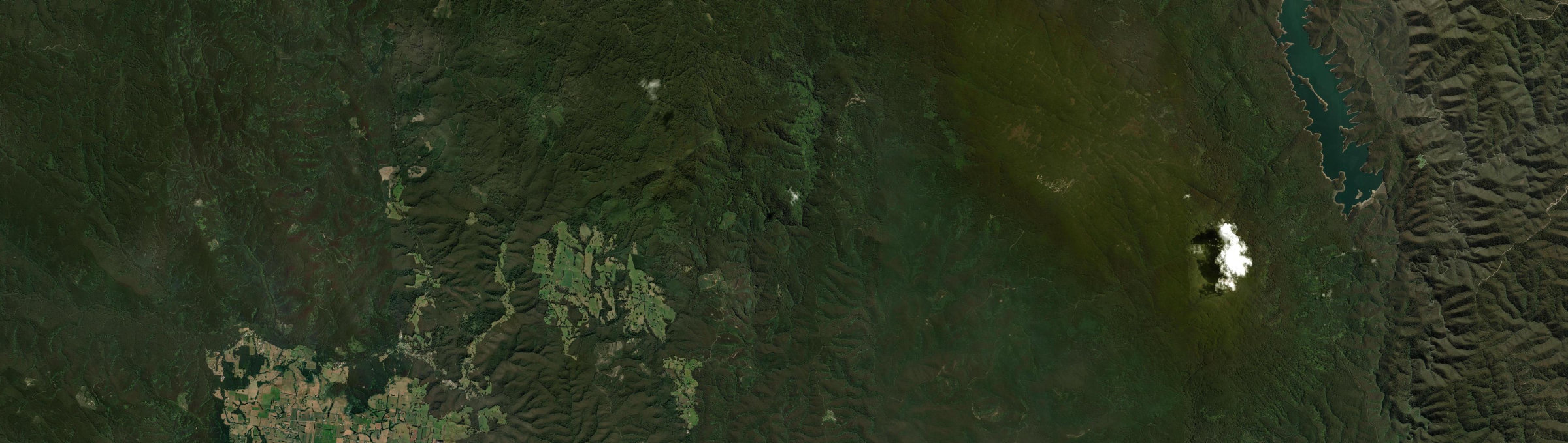Aerial view of Tanjil Bren, VIC