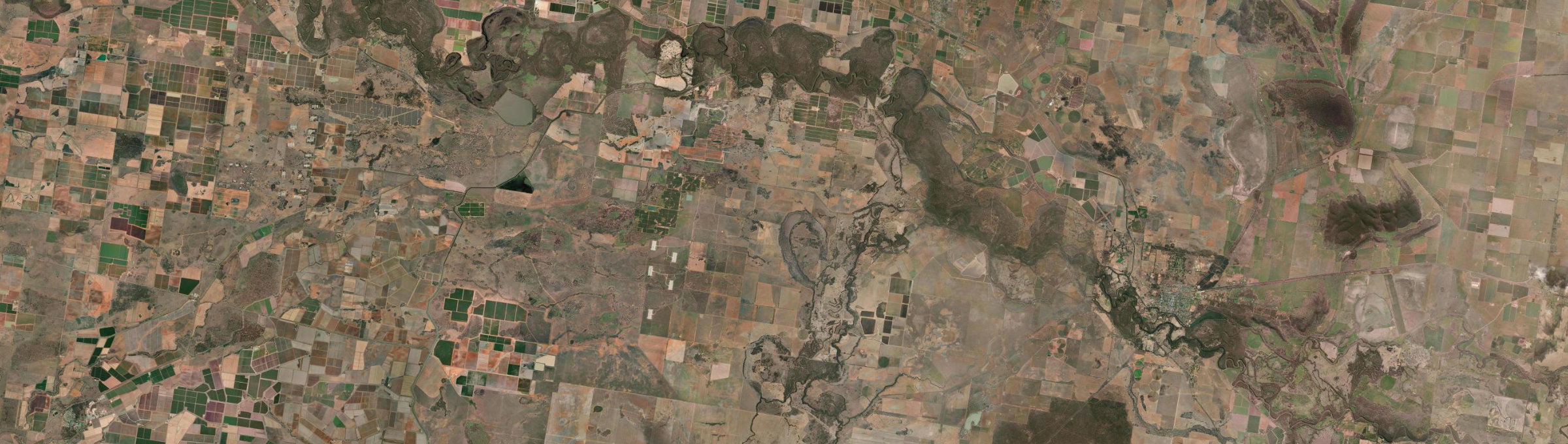 Aerial view of Euroley, NSW