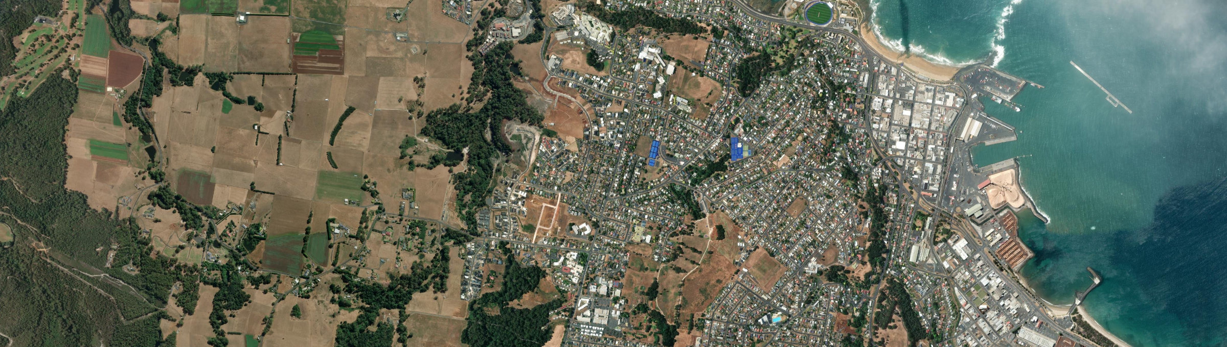 Aerial view of Park Grove, TAS