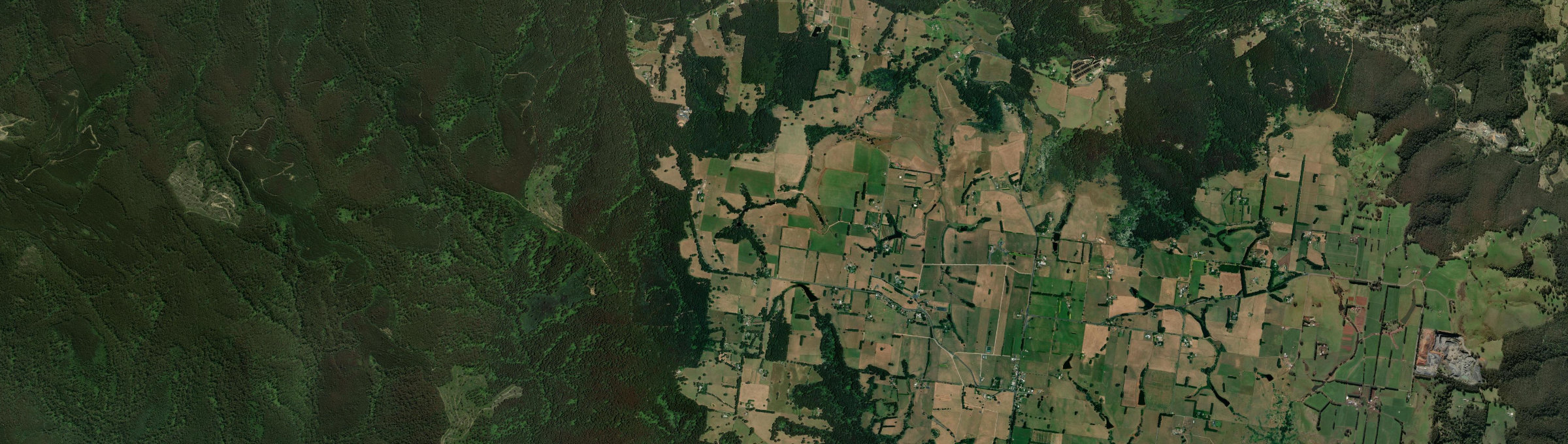 Aerial view of Nayook, VIC