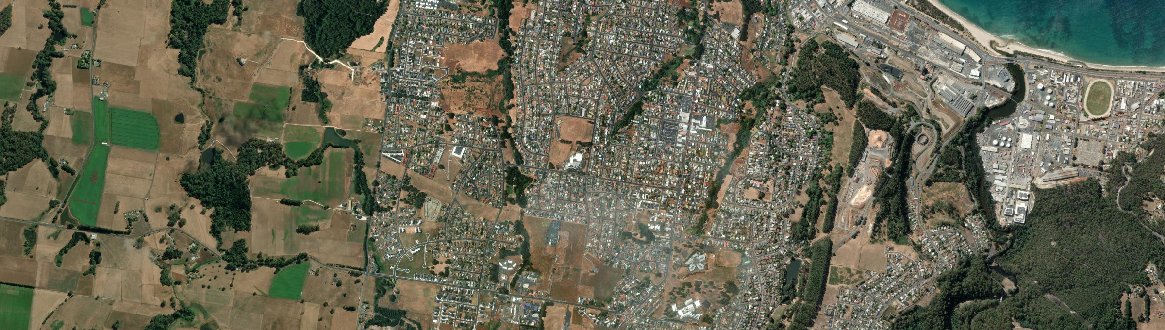 Aerial view of Acton (Tas.), TAS